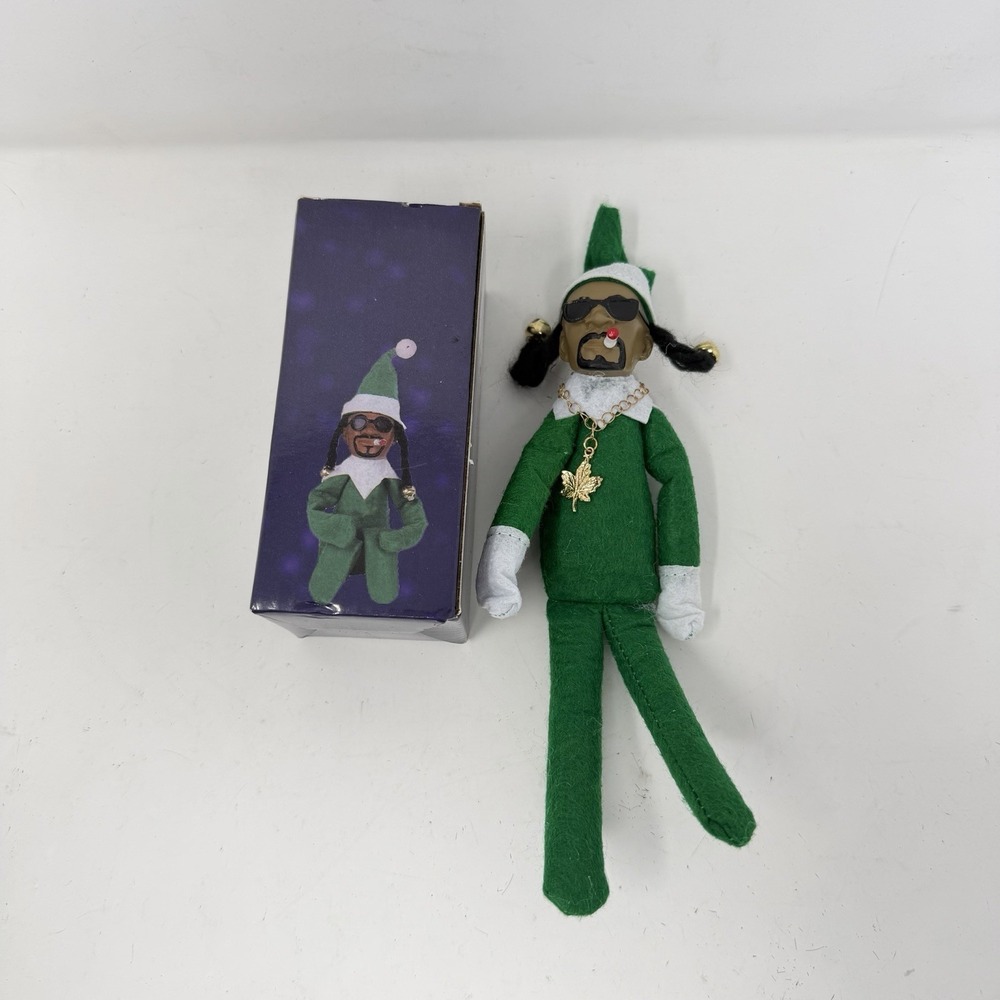 Snoop Christmas Elf Doll Shelf Decor Christmas Snoop Dogg Toy NeW